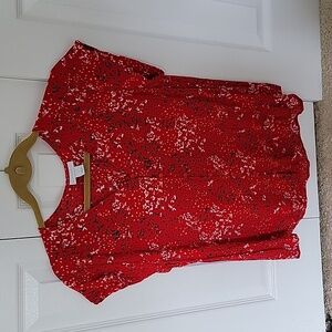 Liz Claiborne cap sleeve blouse